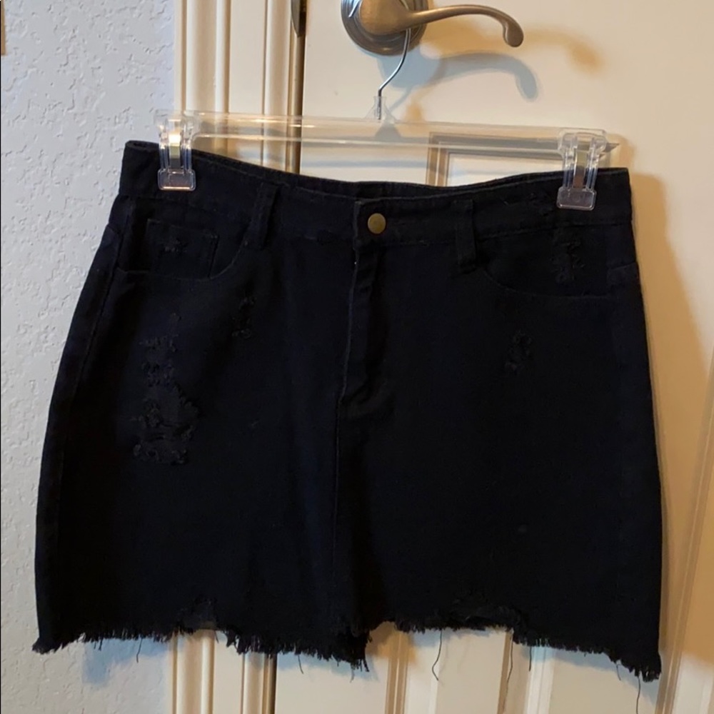 Shein Black Mini-Skirt